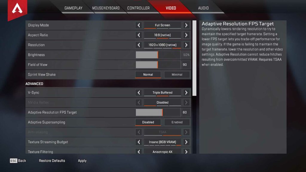 How to Show FPS Counter in Apex Legends