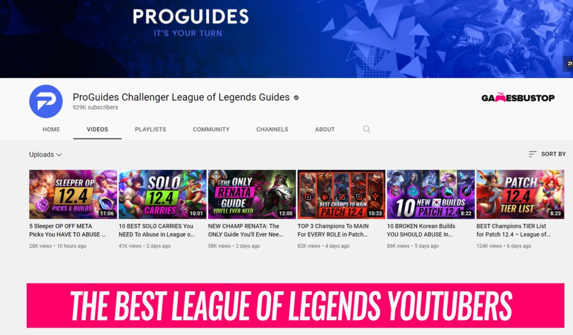 The Best League of Legends YouTubers GamesBustop