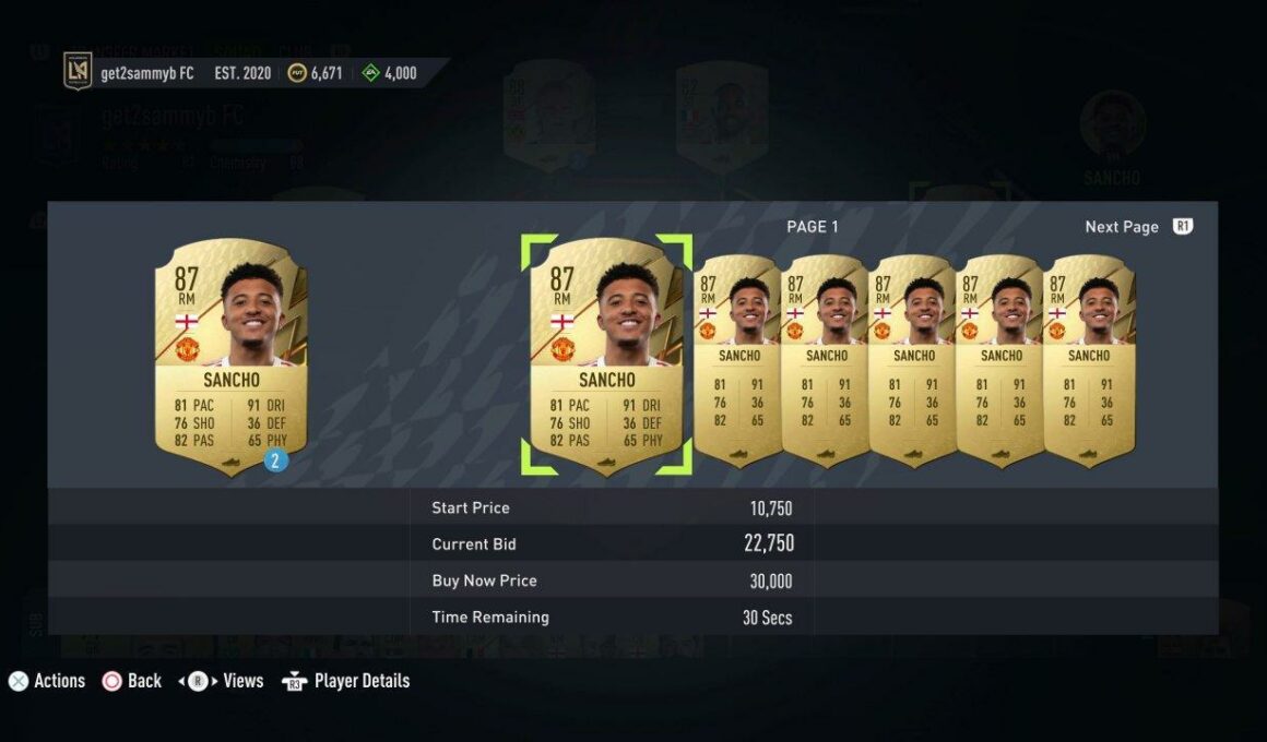 FIFA 22: How to Sell Players In Fifa Ultimate Team