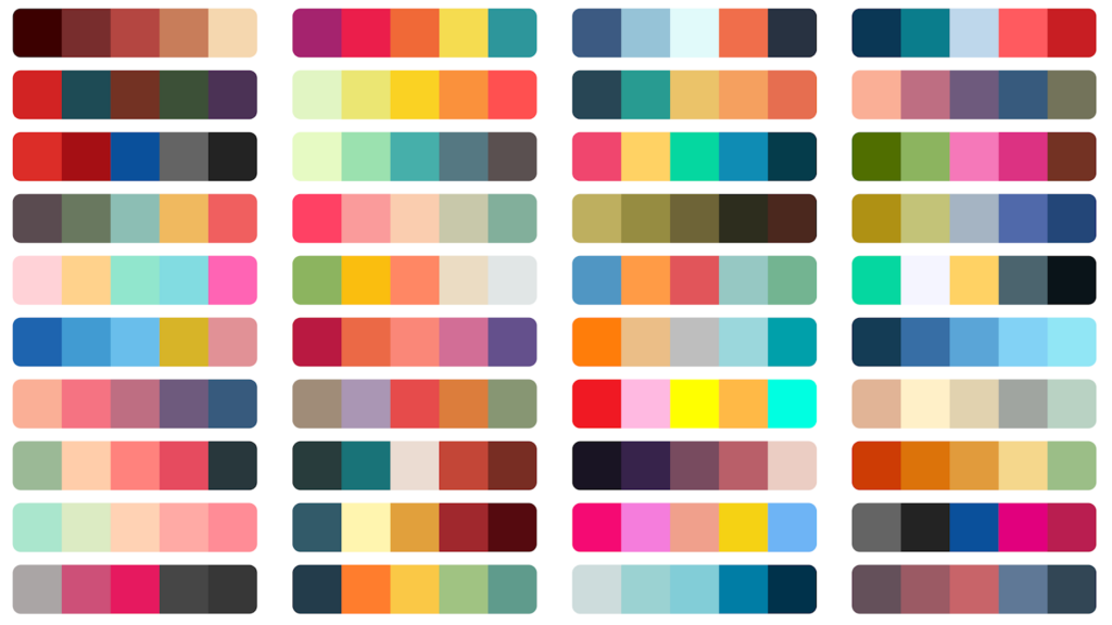 Use the random color palette generator