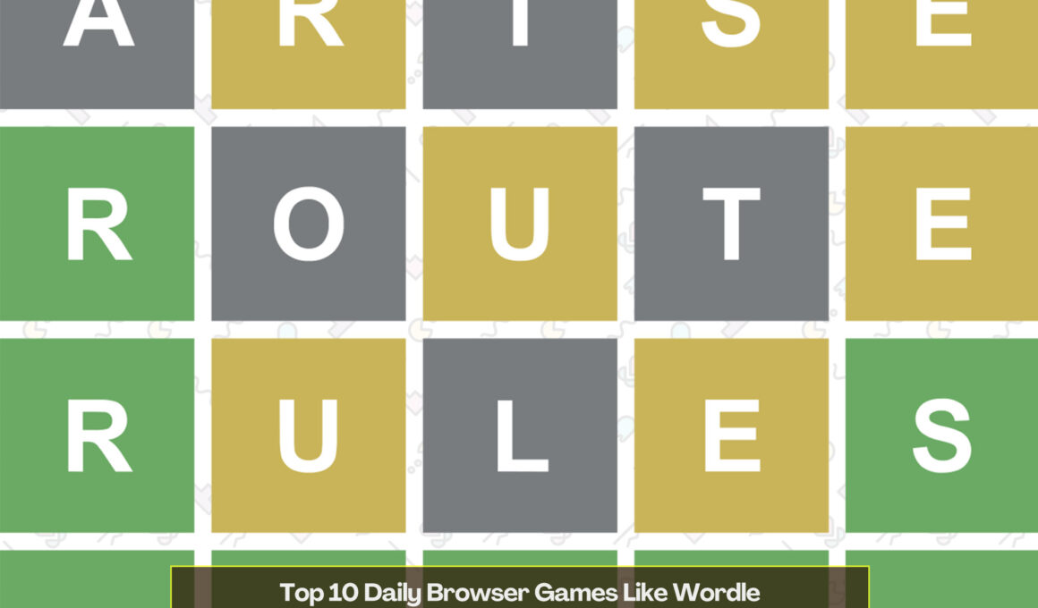 Top 10 Daily Browser Games Like Wordle