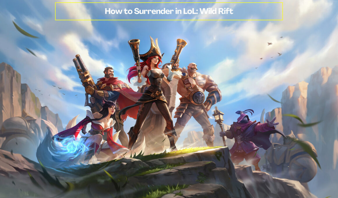 How to Surrender in LoL: Wild Rift (2022)