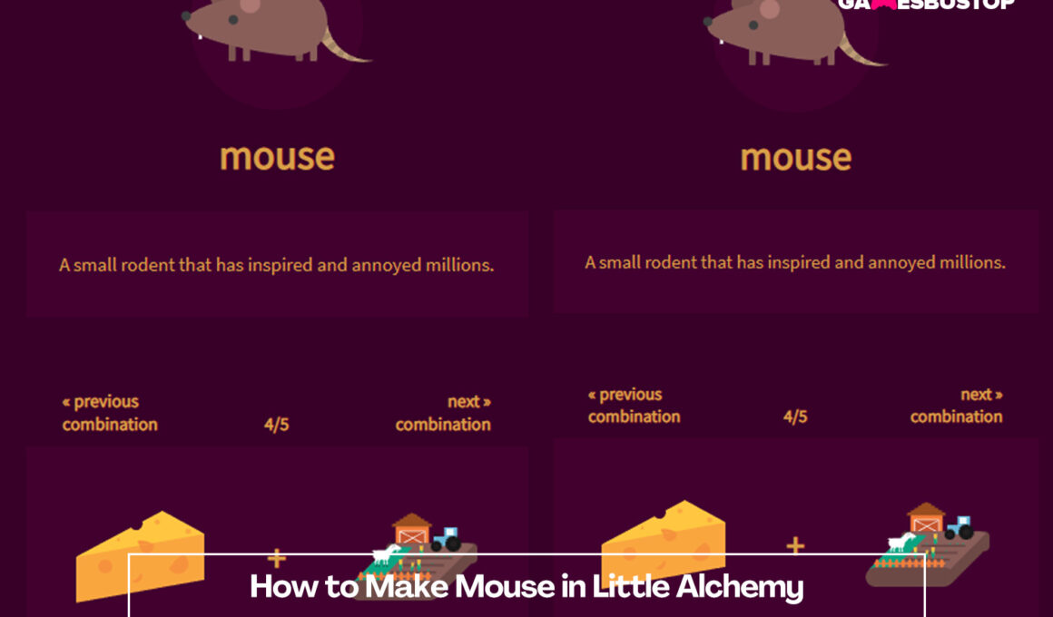 How to Make Mouse in Little Alchemy