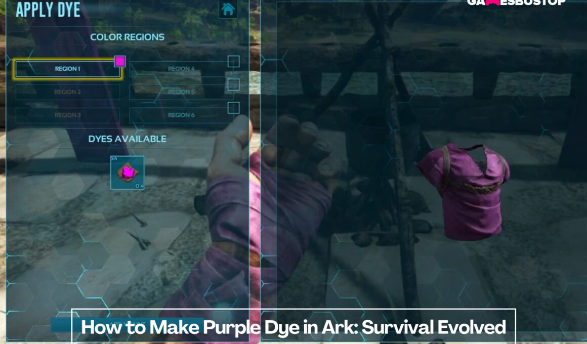 How to Make Purple Dye in Ark: Survival Evolved