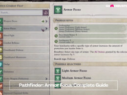 Pathfinder Armor Focus Complete Guide