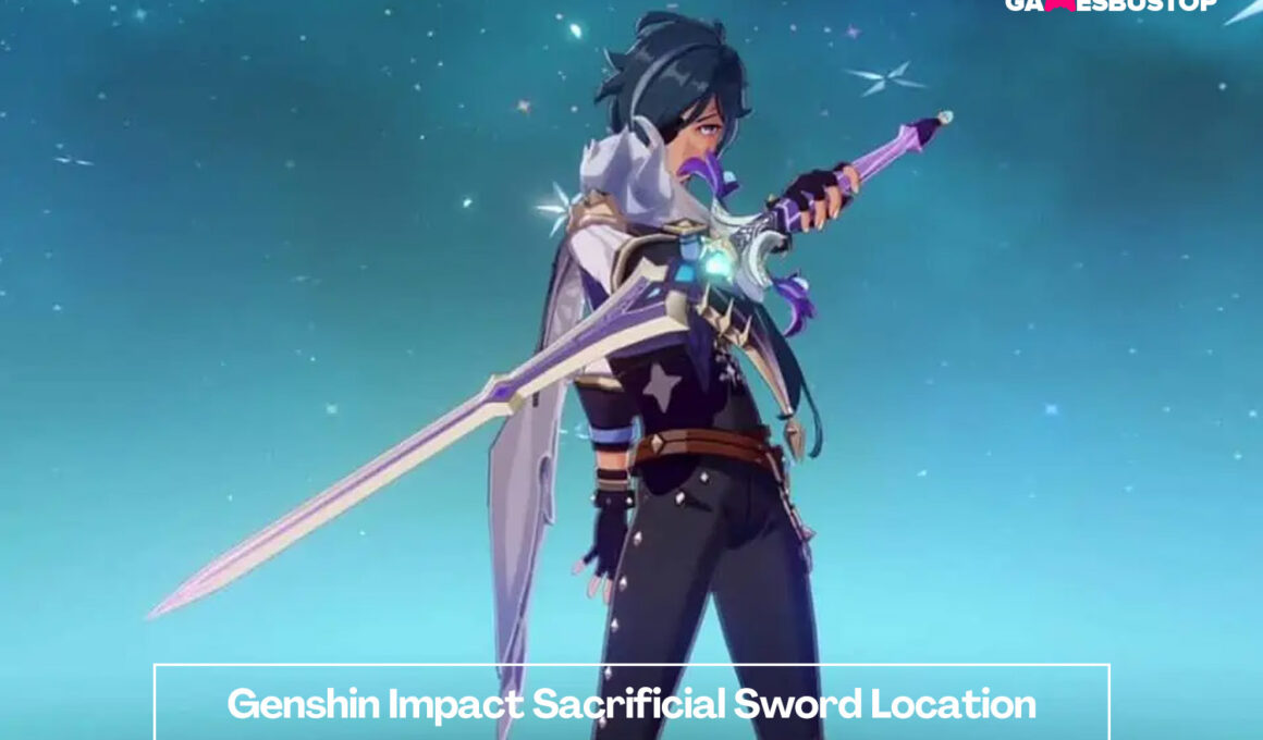 Genshin Impact Sacrificial Sword Location, Stats, Skills