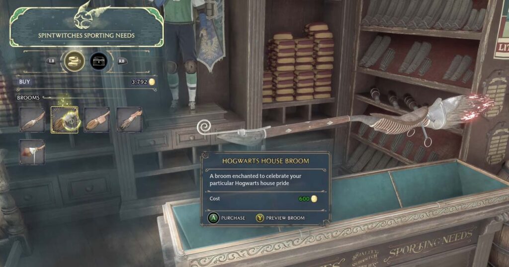 How to upgrade your broom in Hogwarts Legacy